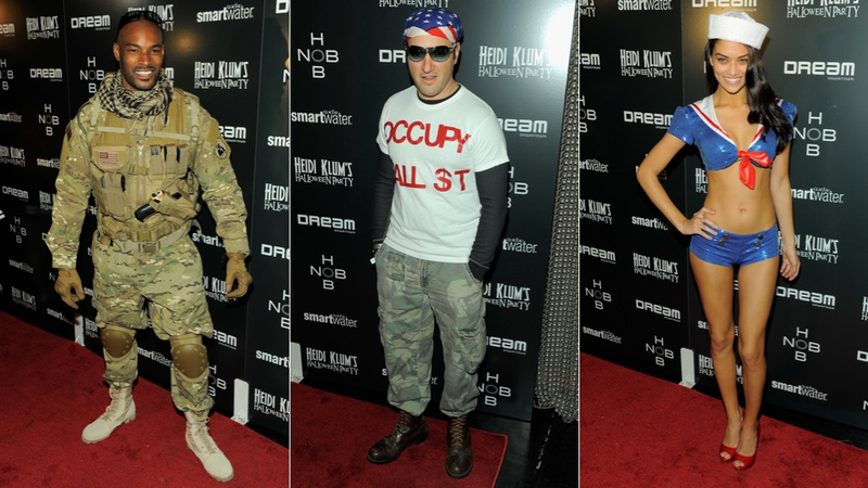 Illustration for article titled Guys & Ghouls Rocked Frighteningly Creative Costumes At Heidi Klum's Halloween Party